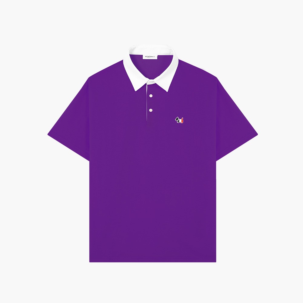스코티 카라 티셔츠 Purple